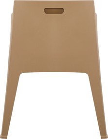 ΠΟΛΥΘΡΟΝΑ ΠΟΛΥΠΡΟΠΥΛΕΝΙΟΥ SLEEK HM6370.03 ΚΑΠΟΥΤΣΙΝΟ 68x63x82,5Υεκ.