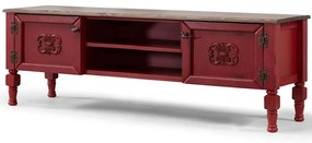 Έπιπλο Τηλεόρασης Ada 472PHL1101 150x50x40cm Red