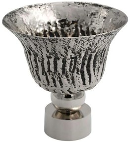 Διακοσμητικό Μπωλ 941-124-011 27x27cm Silver Metal