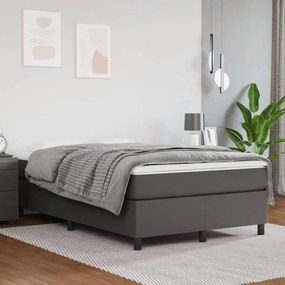 ΚΡΕΒΑΤΙ BOXSPRING ΜΕ ΣΤΡΩΜΑ ΓΚΡΙ 120X190ΕΚ. ΑΠΟ ΣΥΝΘΕΤΙΚΟ ΔΕΡΜΑ 3269701