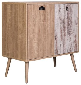 Shoe Storage Lounge Fylliana Sonoma Oak 75x37x75 cm