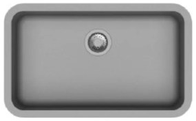 Macart Vigor U-100 Υποκαθήμενος Γρανιτένιος Νεροχύτης Onyx (Black)