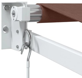 vidaXL Τέντα Πτυσσόμενη Χειροκίνητη Καφέ 300x250 εκ.