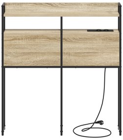 vidaXL Κεφαλάρι Αποθήκης Sonoma Oak 90 εκ. Επεξεργασμένο ξύλο