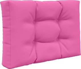 vidaXL Μαξιλάρι Καναπέ Εξωτερικού Χώρου 2 pcs Ροζ Πολυεστέρας