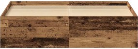 vidaXL Πλαίσιο κρεβατιού χωρίς στρώμα 150x200 εκ. Επεξεργασμένο Ξύλο