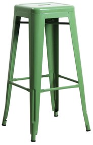 Σκαμπό Μπάρ Relix Green Ε5190,3 43X43Χ76 cm Μέταλλο
