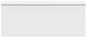 vidaXL Κουτί Αποθήκευσης Λευκό 90x35x35 εκ. από Επεξεργασμένο Ξύλο