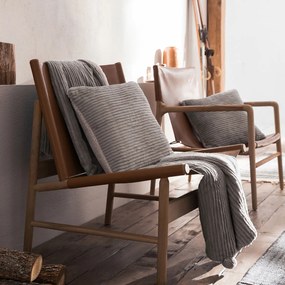 Κουβέρτα Καναπέ Fleece (130x170) Gofis Home Softy Grey 478/15