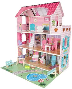 Ξύλινο Κουκλόσπιτο KX6484_1 IKONKA