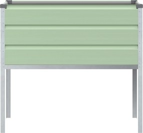 vidaXL Γλάστρα Παστέλ Πράσινο 100 x 45 x 90 εκ. Επικαλυμμένος Χάλυβας