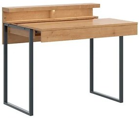 Τραπέζι γραφείου Boston 362, Με συρτάρια, Αριθμός συρταριών: 1, 85x100x57cm, 32 kg, Arlington δρυς | Epipla1.gr