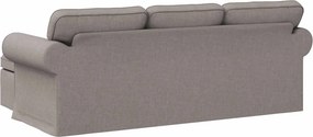 vidaXL Καναπές Taupe 215 x 138 x 80 εκ ύφασμα