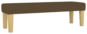 vidaXL Κρεβάτι Boxspring με Στρώμα Σκούρο Καφέ 180x200 εκ Υφασμάτινο