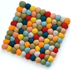Σουβέρ Μαγειρικών Σκευών Lana 469929 21x21cm Multi Cilio Wool