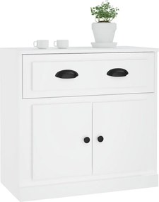 vidaXL Ντουλάπι Λευκό 70 x 35,5 x 67,5 εκ. από Επεξεργασμένο Ξύλο