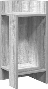 vidaXL Τραπεζάκια 2 τεμ. με ράφι Γκρι Sonoma 25,5x27x60 εκ.