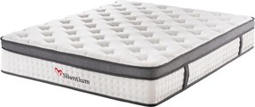 ΣΤΡΩΜΑ ΔΙΠΛΟ SILENTIUM HM749.05 POCKET SPRINGS--ΛΕΥΚΟ 150x200x30Υεκ.