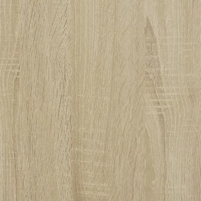 vidaXL Βιβλιοθήκη 5Επιπέδων Sonoma Δρυς 45x23,5x162,5εκ. Επεξεργ. Ξύλο