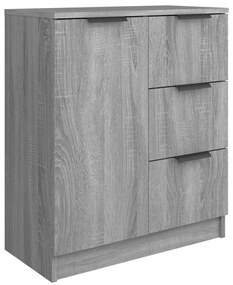 vidaXL Ντουλάπι Γκρι Sonoma 60 x 30 x 70 εκ. από Επεξεργασμένο Ξύλο