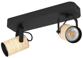 Φωτιστικό Σποτ Eglo 900437 CAYUCA Μαύρο Ματ (Black Mat) 3000K