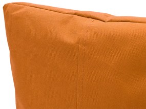 Πουφ πολυθρόνα Norm PRO pakoworld υφασμάτινο αδιάβροχο πορτοκαλί