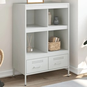 vidaXL Ντουλάπι Λευκό 68x39x101,5 εκ. από Χάλυβα