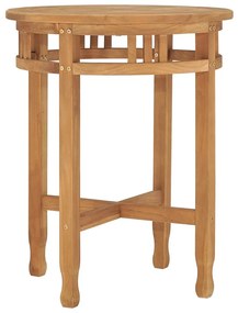 ΤΡΑΠΕΖΙ BISTRO Ø 60 X 60 ΕΚ. ΑΠΟ ΜΑΣΙΦ ΞΥΛΟ TEAK 315463