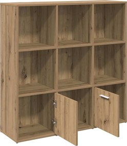 vidaXL Βιβλιοθήκη Artisan Δρυς 98x29x97,5 εκ. Επεξεργασμένο Ξύλο