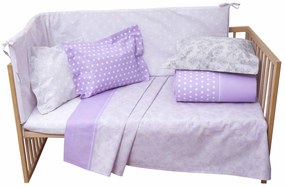 Μαξιλαροθήκη 35x40+4 Baby Mix &amp; Match 44 Λιλά Anna Riska
