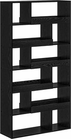 vidaXL Ράφι βιβλίων 100 x 33 x 156,5 εκ Επεξεργασμένο Ξύλο Μαύρη δρυς