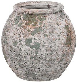 Βάζο 028-125-141 19x19x19cm Multi-Grey Κεραμικό