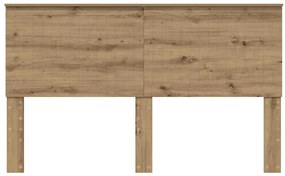 vidaXL Κεφαλάρι με κεφαλάρι Artisan Oak 160 cm Επεξεργασμένο ξύλο