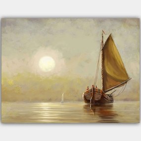 Πίνακας Καμβάς 441HPE2603 100x70cm Multi Wallity Οριζόντιοι Ξύλο, Καμβάς