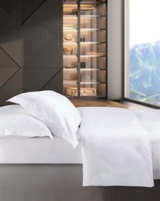 Makis Tselios Home Σετ Παπλωματοθήκη Υπέρδιπλη 220X240cm Genova White