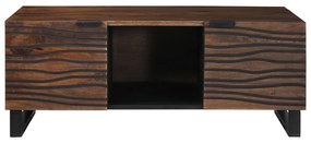 vidaXL Τραπέζι σαλονιού - 100x54x40 εκ., από μασίφ και κατασκευασμένο ξύλο.