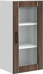 vidaXL Ραφιέρα τοίχου PORTO 2 pcs Καφέ δρυς Επεξεργασμένο Ξύλο