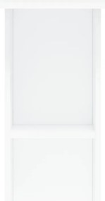 vidaXL Βάση Ενυδρείου Λευκή 75x36x72,5 εκ. από Επεξεργασμένο Ξύλο
