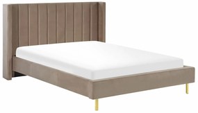 Κρεβάτι Berwyn 599, 160x200, Ταπισερί,  Τάβλες για Κρεβάτι, 185x222x115cm