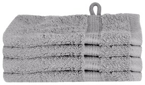 vidaXL Πετσέτες 4 pcs Γκρι 15 x 21 cm Βαμβάκι