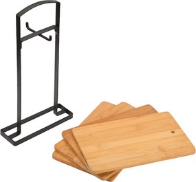 Ξύλα Κοπής Σε Σταντ (Σετ 5τμχ) Estia Bamboo Essentials 01-20804