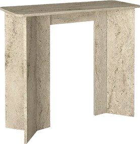 Κονσόλα Mara Megapap χρώμα travertine 90x29,6x91,8εκ.