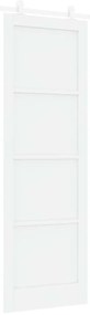 vidaXL Σετ Συρόμενης Πόρτας Λευκό 78 x 232 cm