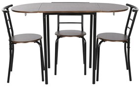 Σετ Τραπέζι με 4 Καρέκλες DKD Home Decor 121 x 55 x 78 cm