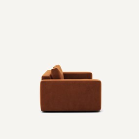 Τριθέσιος καναπές με βελούδινη ταπετσαρία, Skander