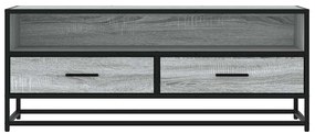 ντουλάπι τηλεόρασης vidaXL Γκρι Sonoma 100x34,5x40 cm