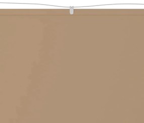 Τέντα Κάθετη Taupe 100 x 420 εκ. από Ύφασμα Oxford - Μπεζ-Γκρι