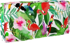 vidaXL Μαξιλάρι Floral Πολύχρωμο 80 x 40 x 12 cm Ύφασμα Όξφορντ