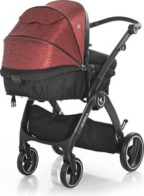 BABY STROLLER ADRIA BLACK&amp;RED