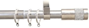 Κουρτινόξυλο Φ28mm Μονό Επεκτεινόμενο 160-300cm Με Άκρα Grace Chrome 998251